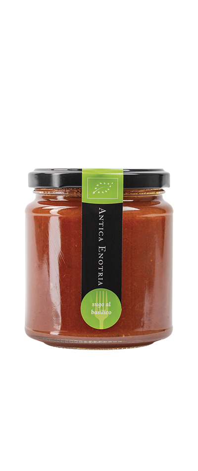 Bio-Tomaten-Sugo mit Basilikum